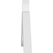 Ekena Millwork Archdale Architectural Grade PVC Gable Bracket, 84"W x 14"H x 2"D x 6"F, 4/12 Pitch GBP084X14X0206ARC00 - alternate 3